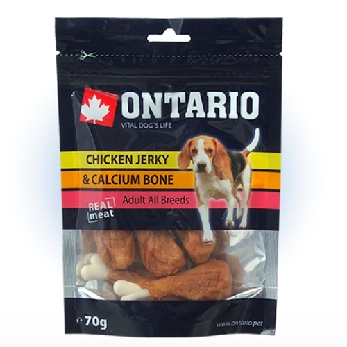 Ontario Snack Chicken Jerky + Calcium 70g